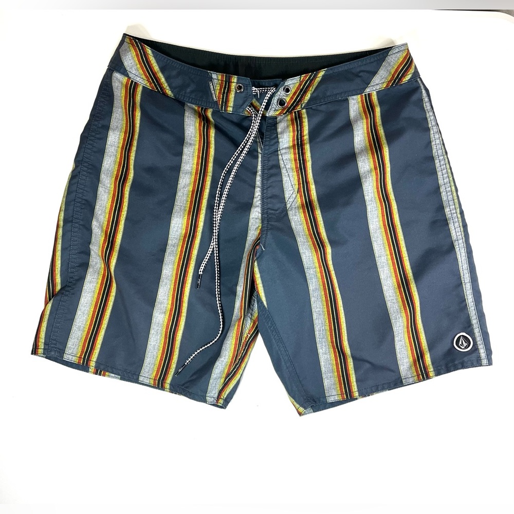 Volcom Board Shorts Striped Men’s 32